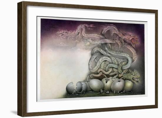 Dragon Birth-Wayne Anderson-Framed Giclee Print