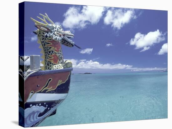 Dragon Boat, Okinawa, Japan-Dave Bartruff-Stretched Canvas