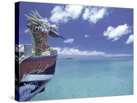 Dragon Boat, Okinawa, Japan-Dave Bartruff-Stretched Canvas