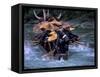 Dragon Boat Race at Miao People's Festival, China-Keren Su-Framed Stretched Canvas