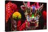 Dragon Dance Celebrating Chinese New Year in China Town, Manila, Philippines-Keren Su-Stretched Canvas