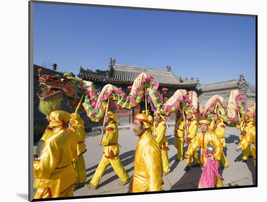 Dragon Dance, Chinese New Year, Spring Festival, Beijing, China-Kober Christian-Mounted Photographic Print