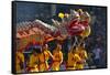 Dragon Dance Performance Celebrating Chinese New Year, City of Iloilo, Philippines-Keren Su-Framed Stretched Canvas