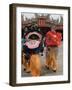 Dragon Dance Performers, Sunday Morning Festival Celebrations, Shengmu Temple, Luerhmen-Christian Kober-Framed Photographic Print