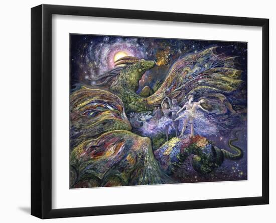 Dragon Dancers-Josephine Wall-Framed Giclee Print