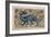 Dragon' Design for a Tile (W/C on Paper)-William De Morgan-Framed Giclee Print