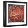 Dragon (detail)-Katsushika Hokusai-Framed Giclee Print