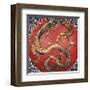 Dragon (detail)-Katsushika Hokusai-Framed Giclee Print