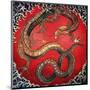 Dragon (detail)-Katsushika Hokusai-Mounted Art Print