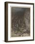 Dragon Fafner-Arthur Rackham-Framed Art Print