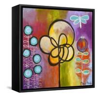 Dragon Fly-Carla Bank-Framed Stretched Canvas