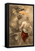 Dragon from Siegfried-null-Framed Stretched Canvas