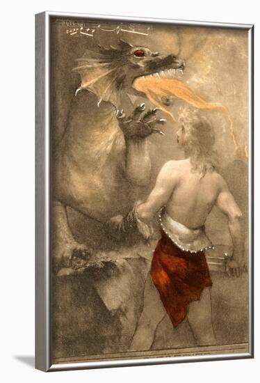 Dragon from Siegfried-null-Framed Art Print