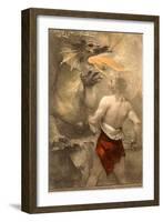 Dragon from Siegfried-null-Framed Art Print