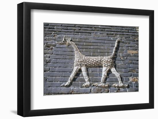 Dragon, glazed bricks, Ishtar Gate, Babylon, Iraq-Vivienne Sharp-Framed Photographic Print