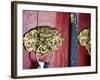 Dragon Head Door Grip, Likir, Ladakh, India-Anthony Asael-Framed Photographic Print