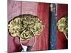 Dragon Head Door Grip, Likir, Ladakh, India-Anthony Asael-Mounted Photographic Print