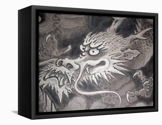 Dragon Head, Kyoto, Japan-Shin Terada-Framed Stretched Canvas