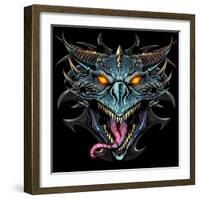 Dragon Head-FlyLand Designs-Framed Giclee Print