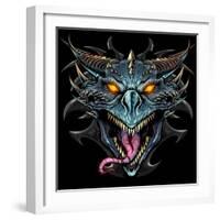 Dragon Head-FlyLand Designs-Framed Giclee Print