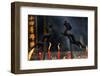 Dragon Incense Burner Baoguang Si Shining Treasure Buddhist Temple, Chengdu, Sichuan, China-William Perry-Framed Photographic Print