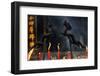 Dragon Incense Burner Baoguang Si Shining Treasure Buddhist Temple, Chengdu, Sichuan, China-William Perry-Framed Photographic Print