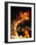 Dragon Lights at the Star Ferry Terminal on Chinese Takeover, Hong Kong, China, Asia-Alison Wright-Framed Photographic Print