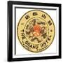 Dragon Luggage Label-null-Framed Giclee Print