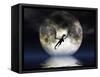 Dragon Moon-Julie Fain-Framed Stretched Canvas