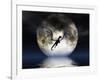 Dragon Moon-Julie Fain-Framed Art Print