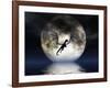 Dragon Moon-Julie Fain-Framed Art Print