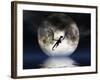 Dragon Moon-Julie Fain-Framed Art Print