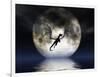 Dragon Moon-Julie Fain-Framed Art Print