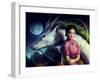 Dragon Night-JoJoesArt-Framed Giclee Print