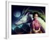 Dragon Night-JoJoesArt-Framed Giclee Print