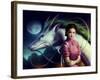 Dragon Night-JoJoesArt-Framed Giclee Print