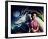 Dragon Night-JoJoesArt-Framed Giclee Print