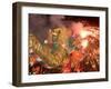 Dragon Performers at Chinese Thanksgiving Festival, Khon Kaen, Isan, Thailand-Gavriel Jecan-Framed Premium Photographic Print