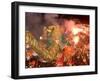 Dragon Performers at Chinese Thanksgiving Festival, Khon Kaen, Isan, Thailand-Gavriel Jecan-Framed Premium Photographic Print