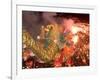 Dragon Performers at Chinese Thanksgiving Festival, Khon Kaen, Isan, Thailand-Gavriel Jecan-Framed Photographic Print