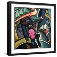 Dragon's Gate, Chinatown, San Francisco, 1986-Alek Rapoport-Framed Giclee Print