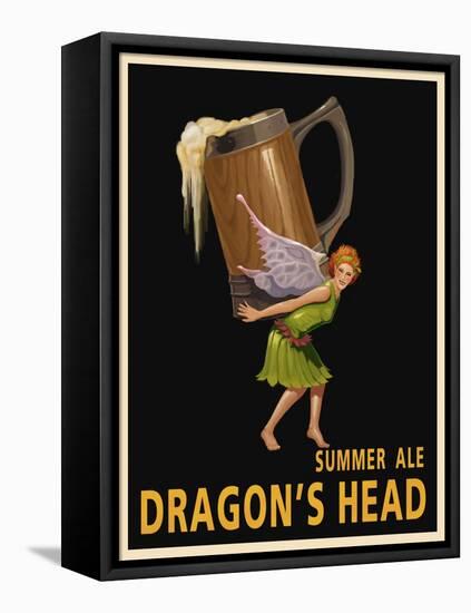 Dragon’s Head Ale-Steve Thomas-Framed Stretched Canvas