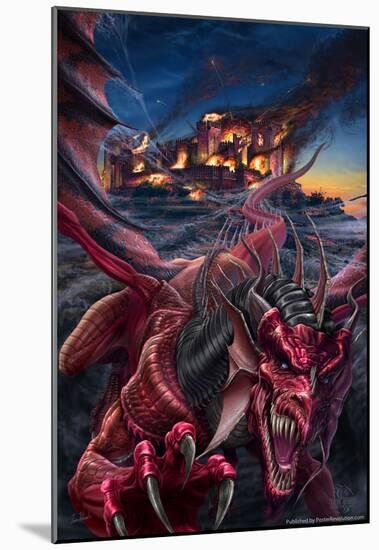 Dragon's Night-Tom Wood-Mounted Poster