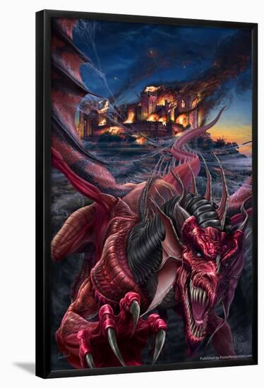 Dragon's Night-Tom Wood-Framed Poster