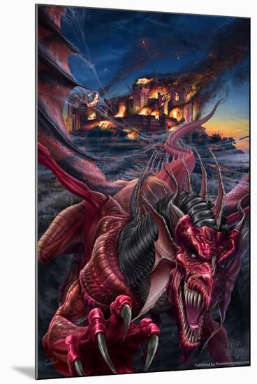 Dragon's Night-Tom Wood-Mounted Poster