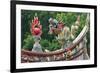 Dragon sculpture on the roof of a temple, Xiamen, Fujian Province, China-Keren Su-Framed Premium Photographic Print