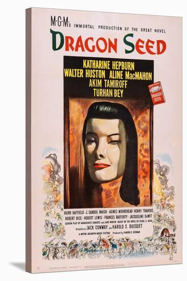 Dragon Seed, Katharine Hepburn, 1944-null-Stretched Canvas