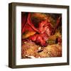 Dragon Smaug & Erebor Treasure-null-Framed Art Print