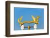 Dragon statue in Golden Temple, Chittagong Division, Bangladesh-Keren Su-Framed Photographic Print