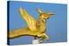 Dragon statue in Golden Temple, Chittagong Division, Bangladesh-Keren Su-Stretched Canvas